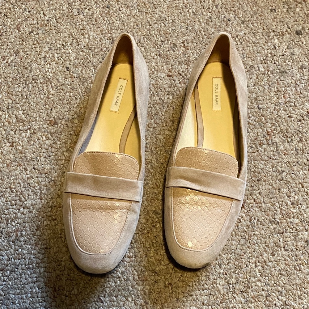 Cole Haan Women's Light Tan Loafers